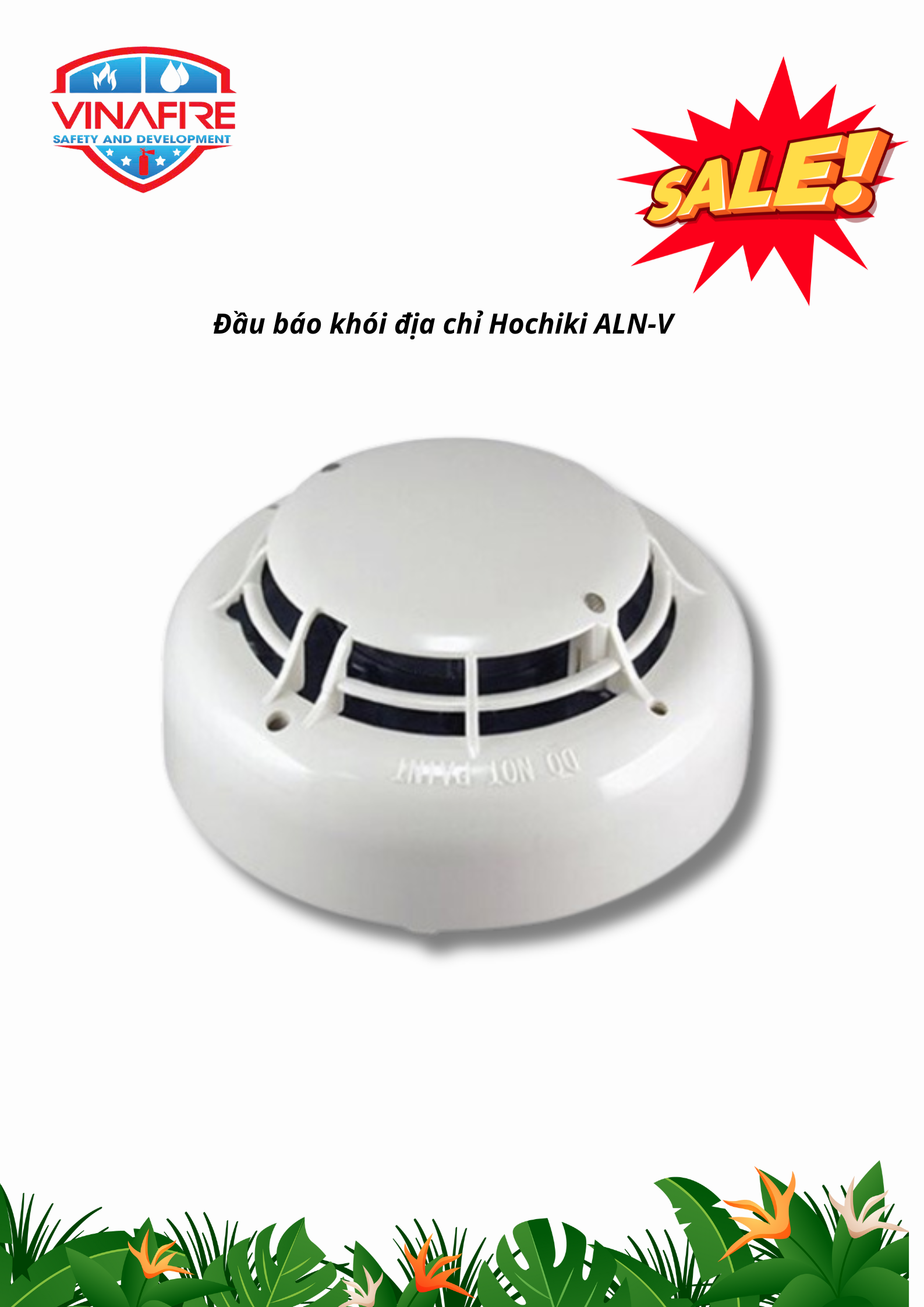 HOCHIKI 1 ALN-V Đầu báo khói địa chỉ là đầu báo chất lượng cao, đáng tin cậy. Thiết bị thích hợp với hệ báo cháy địa chỉ, và còn được ứng dụng cho hệ thống sưởi ấm, thông gió và điều hòa không khí (HVAC).